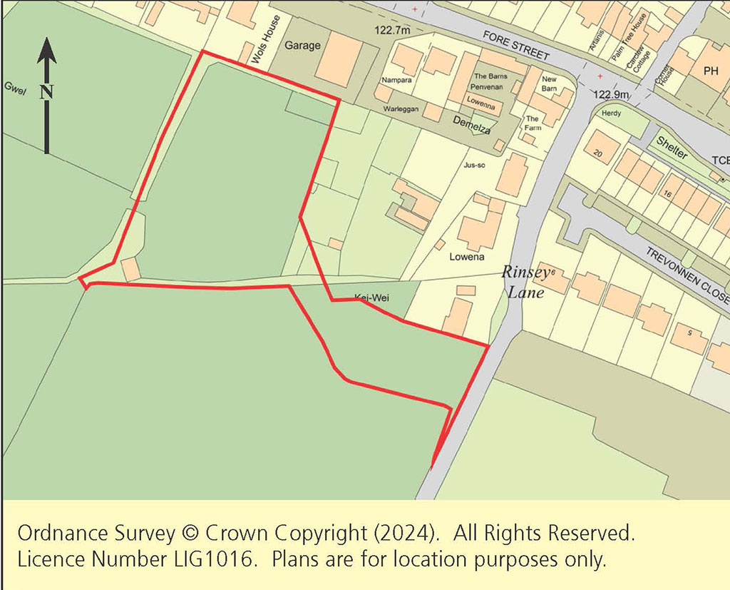 Lot: 87 - LARGE DEVELOPMENT SITE WITH PLANNING FOR FOURTEEN DWELLINGS - 
